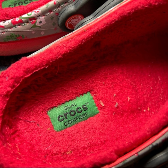 Crocs Dual Comfort Disney Christmas Holiday 2019 Mickey Mouse Clogs Size 8 - Picture 13 of 15